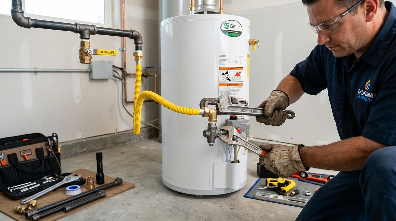 Water heater installation